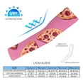 thumbnail image 2 of Fun Pizza Protection Cooling Arm Sleeves For Men Women, Uv Compression Cooling Sleeve For Sports, 2 of 5