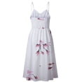 thumbnail image 2 of Robe d'Été Décontractée pour Femme, Robe Maxi de Plage, Robe Bohème à Fleurs, 2 of 2