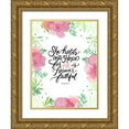 thumbnail image 1 of Batista, Dee 25x32 Gold Ornate Wood Framed with Double Matting Museum Art Print Titled - Holds Onto Hope, 1 of 4