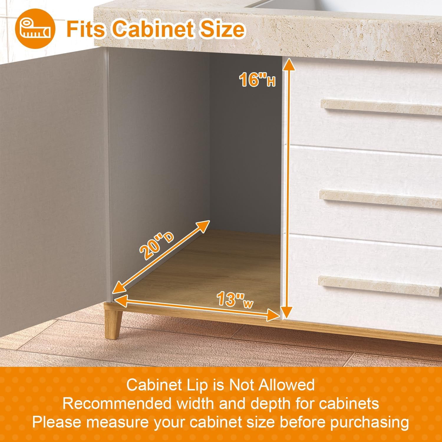 VyGrow Pull Out Cabinet Organizer 2 Tier Under Sink Organizers and Storage, Multi Purpose Sliding Cabinet Basket for Cabinet Countertop Shelf Holder, Sliver