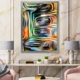 thumbnail image 3 of Designart 'Colour Spiral Fusion VII' Modern Framed Art Print, 3 of 4