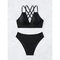thumbnail image 6 of Top-kevin Womens Two Piece Bathing Suit - Push Up Bikini Set Full Coverage Swimsuit Halter Swimwear, 6 of 8
