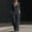 Dark Gray women two piece set a1, variant on BRELIL Women Two Piece Set V Neck 3/4 Sleeve Top Wide Leg Pants Casual Summer Lounge Matching Outfits Solid Boho Vacation Travel Loungewear Tracksuit, Black S