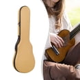 thumbnail image 5 of LeeQinersw 23 inch Ukulele Hard Case Ukulele Carrying Case with Shoulder Strap Shockproof for Concert Lightweight Instrument Bag Gig Bag Khaki, 5 of 9