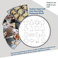 thumbnail image 5 of LinyerPack of 16 Christmas Theme Biscuit Mold Cookies Embossing Mould Sugarcraft Dessert Chocolate Fondant Home Kitchen Accessory, 5 of 7