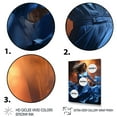 thumbnail image 3 of Designart "Cuban Woman flow Blue" Portrait Floater Framed Wall Decor, 3 of 7
