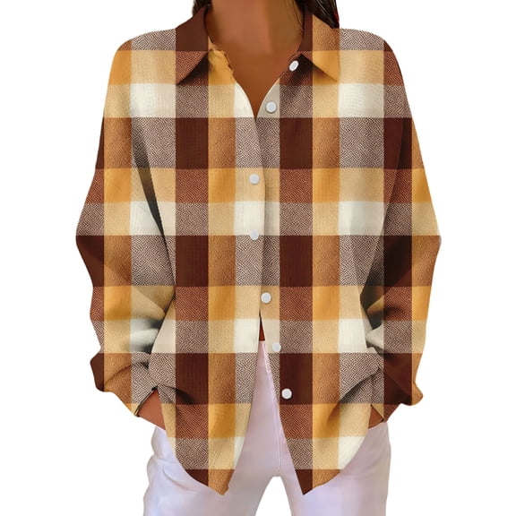 QASIEATN Tops for Women Long Sleeve Mexican Blouses Print Western Button Down Dress Shirt Summer Blouse Fashion Clothing