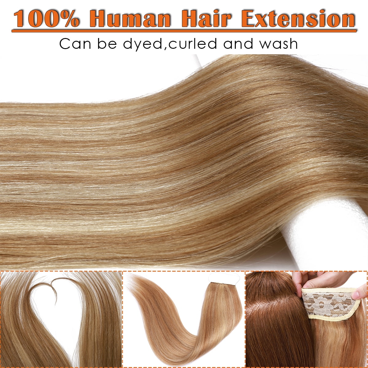 ʻO Diva String-On Seamless Hair Extension - Nā kumukūʻai haʻahaʻa