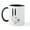 White/Black Inside, variant on CafePress - Peanuts Snoopy Emoji - 11 oz Ceramic Mug - Novelty Coffee Tea Cup