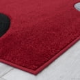 thumbnail image 5 of Allstar Red Modern Geometric Formal Abstract Design Area Rug (7' 9" x 10' 5"), 5 of 7