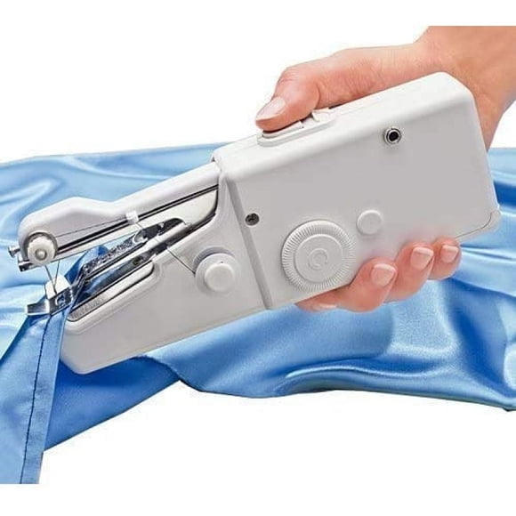 Mini máquina de coser, máquina de coser eléctrica portátil para uso doméstico, viajes cortos, ropa para niños, reparación rápida inalámbrica, bricolaje fácil en casa