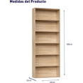 thumbnail image 2 of Librero Bluelander, Estante Organizador con 6 Compartimientos, Café Claro, 2 of 5