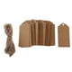 thumbnail image 3 of Etiquetas de Regalo Sunnimix Papel Kraft 100 piezas Etiquetas de Equipaje con Cuerdas Marrón, 3 of 8
