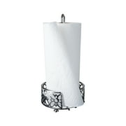 Mind Reader Free Standing Metal Paper Towel Holder Counter Top, Silver
