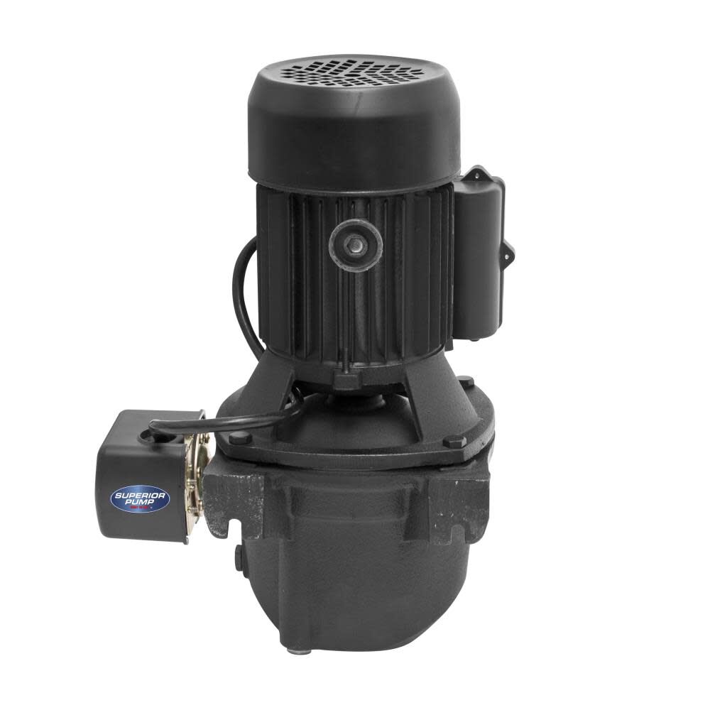 Superior Pump 94515 Jet 1/2-HP 115-Volt Cast Iron Convertible Jet Well Water Sump Pump