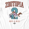 thumbnail image 3 of Disney Zootopia 2 Run Together Men's T Shirt (White, S-XXXL), 3 of 4
