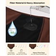 thumbnail image 4 of INNERSY Plus Size Period Underwear for Women Heavy Flow Cotton Menstrual Panties 3-Pack(3XL,Brown), 4 of 8