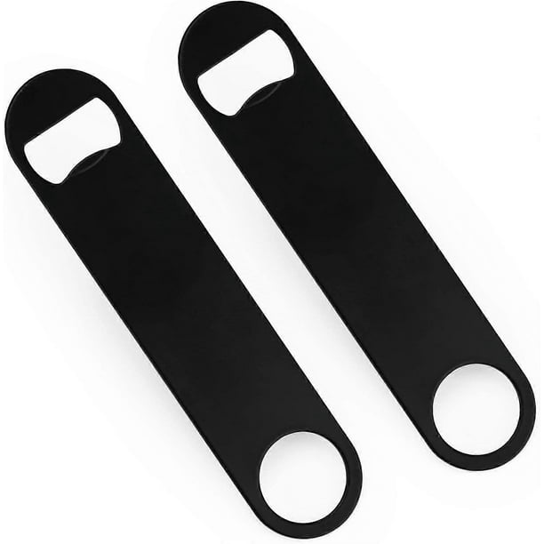 Bottle opener beer bottle opener with non-slip rubber handle bar KTV kitchen
