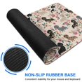 thumbnail image 6 of Long Mouse Pads for Desk,Dachshund and Flower Desk Mats on Top Of Desks, Desk Mouse Pad Extra Large with 3mm Non-Slip Base and Stitched Edge for Gaming,Office,Work,Home 31.5"x15.7", 6 of 6