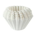 thumbnail image 2 of 100 Pcs 1-4 Cup Basket Coffee Filters Basket Filters Disposable Paper Coffee Filters Office White, 2 of 6