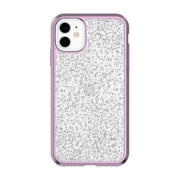 onn. Fashion Phone Case for iPhone 11, iPhone XR - Metallic Purple with Glitter