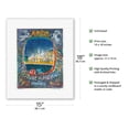 thumbnail image 2 of Menton France - Chamber Music Festival (Festival de Musique de Chambre) - Vintage Travel Poster by Constantin Terechkovitch c.1966 - Fine Art Rolled Canvas Print 11in x 14in, 2 of 4