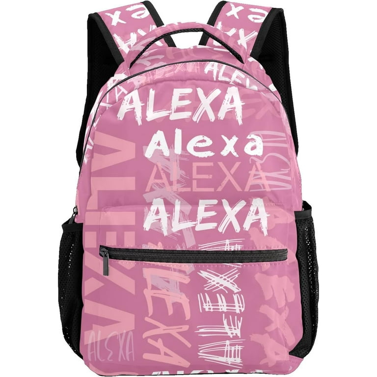 Personalized School Backpack for Kids Waterproof Custom Printed Bookbag with Name for Elementary Students Fashion Customized Casual Book Bag Back Pack for Boys Girls Walmart