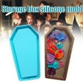 thumbnail image 1 of DIY Silicone Mold Hặllóween Coffin Shaped Trinket Storage Box Mold Decorative Craft for Jewelry New, 1 of 6