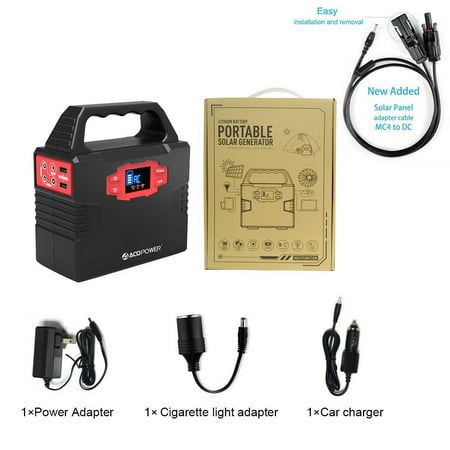 ACOPOWER 150Wh Portable Solar Generator Power Supply Energy Storage Lithium ion Battery Charged by Solar/AC Outlet/Cars with Dual AC Outlet, 3 DC Ports, 2 USB (Best Battery Solar Power Storage)