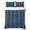 Navy Blue, variant on 3 Pieces Queen Quilt Set,Minimalist Black Gradient Stripe Soft Bedding Sets with 1 Quilt & 2 Pillow Shams,Modern Geometric Line Summer Bedspread Lightweight Coverlet Comforter for All Season