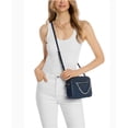 thumbnail image 4 of Michael Kors Women's Jet Set Large Saffiano Leather Crossbody Bag (Navy) 35T1STTC9L-414, 4 of 4
