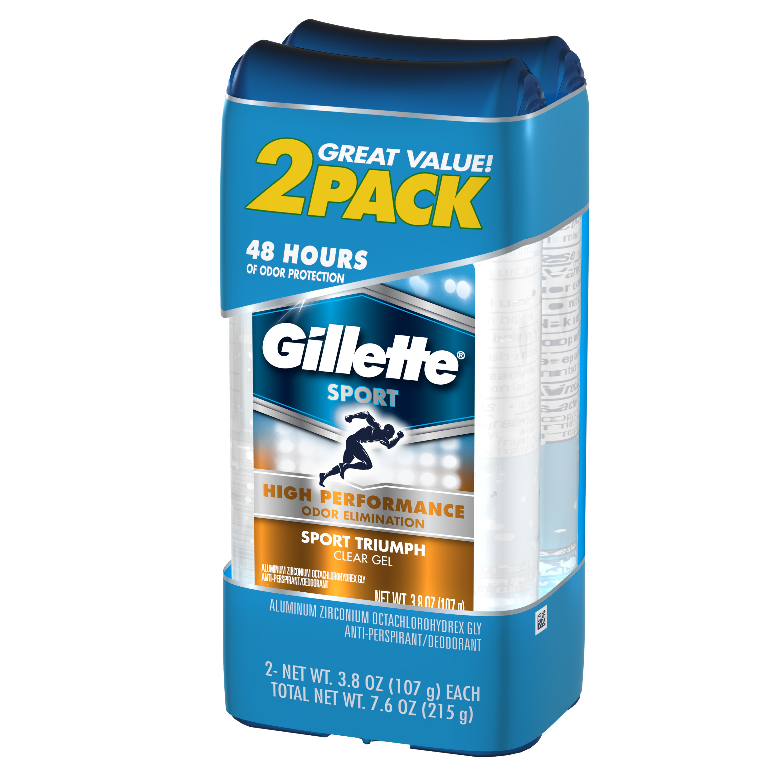 Gillette Gillette Clear Gel Sport Triumph Antiperspirant and