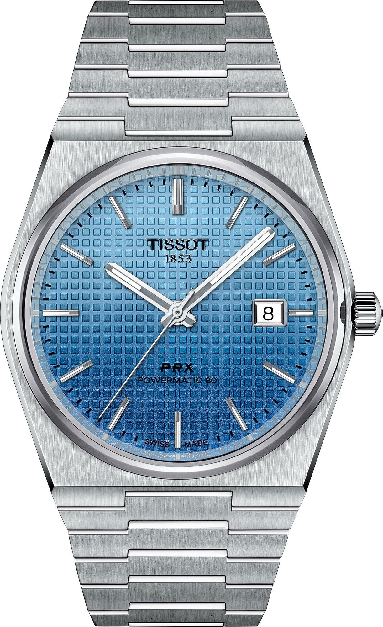 Tissot Men's Powermatic 80 Silicium Watch, Green Dial
