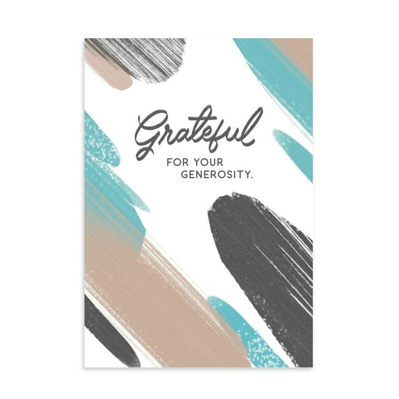 Hallmark Business Bulk Donation Thank You Cards (Grateful for Generosity), 25 ct.