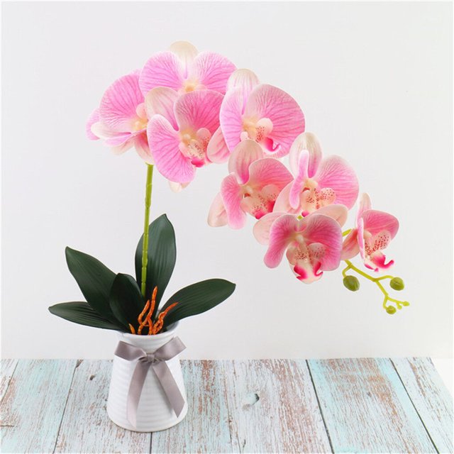 pitrice Artificial Plant Leaf Table Centerpiece Home Decor Wedding Party Event PVC artificial Plant Leaf, Small