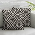 thumbnail image 3 of ONETECH  Crystal Boho Pillow Cover  Black and White, 3 of 5