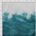 thumbnail image 1 of oneOone Georgette Viscose Vert Sarcelle Tissu Texture Panneau Matière de Robe Tissu Imprimé Tissu au Yard 42 Pouces de Large, 1 of 3
