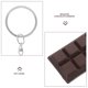 thumbnail image 2 of 4 llaveros divertidos de chocolate, llaveros bonitos para mujer, accesorios para mochilas, llaveros originales, llaveros creativos para parejas, decoración para bolsos, 2 of 7