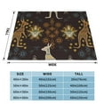 thumbnail image 4 of XMXT Flannel Throw Blanket for Couch, Cute Kangaroo Decoration Bed Sofa Decor Blankets for Home Bedroom, 80 x 60 inches, 4 of 9