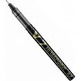 thumbnail image 3 of Pilot V7 Hi-Tecpoint Rollerball Pen - Liquid Ink - Medium 0.7mm Nib - Wallet of 3 - Black, Blue, Red, 3 of 5