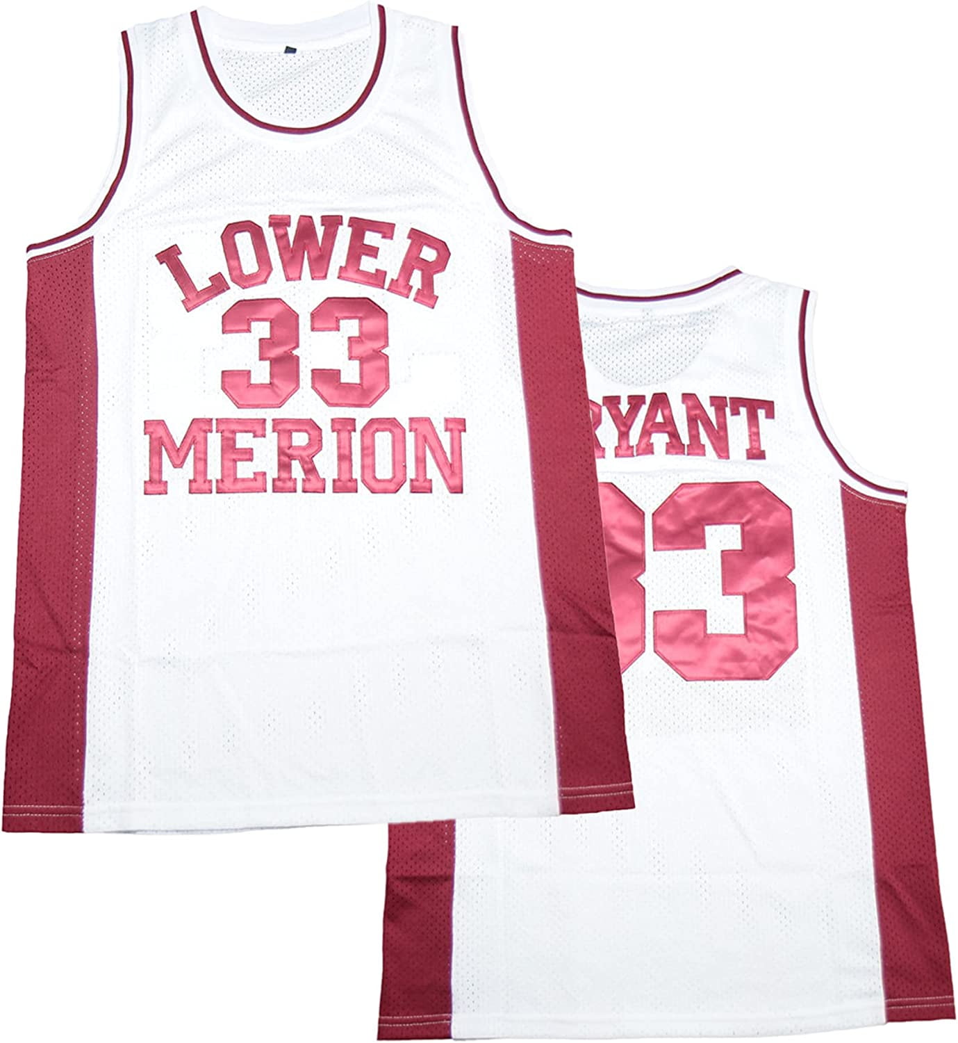 Lower Merion High School #33 Mamba Men's Vintage Sleeveless Basketball  Jersey With Breathable Embroidery For Training And Competition - Temu