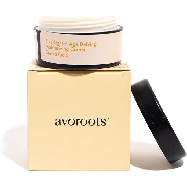 Avoroots Blue Light + Age Defying Moisturizing Cream, Crema Facial Hidratante, 50 ml.