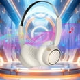 thumbnail image 1 of Auriculares Bluetooth Metálicos, Diseño Vintage, Cancelación de Ruido Avanzada, Batería de Larga Duración, Modos de Sonido Versátiles, Ajuste Cómodo, Tecnología Inalámbrica 5.3, Batería de 3, 1 of 5