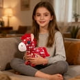 thumbnail image 4 of Horse Plush Toy 2026,Zodiac Lunar New Year Stuffed Horse,Soft Red Zodiac Plush Gift for New Years Home Decoration and Festival Display - 7.8"(Dark Red), 4 of 4