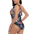 thumbnail image 4 of Honeii Hawaiian Style for women's one-piece swimsuit featuring a chic one-shoulder design experience elegance and style in the water-XX-Large, 4 of 6
