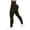 Army Green, variant on WHLBF Pants for Women Fashion Casual Printed Gradient Span Ladies High Waist Wide Leg Long Yoga Pants Dark Gray L