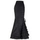 thumbnail image 1 of Skirt Clearance Women Punk Style Retro Mermaid Skirt Vintage Long Ruffle Slim Fit Fishtail Skirt, 1 of 5