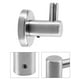 thumbnail image 2 of Gancho de baño NikouMX Gancho duradero de acero inoxidable 304, 2 of 8