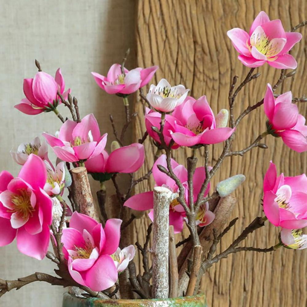Buy Magnolia Flowers with Buds Branch Artificial Magnolia Blooms