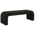 thumbnail image 4 of SAFAVIEH Couture Caralynn Solid Linen Modern Bench, Black, 4 of 6